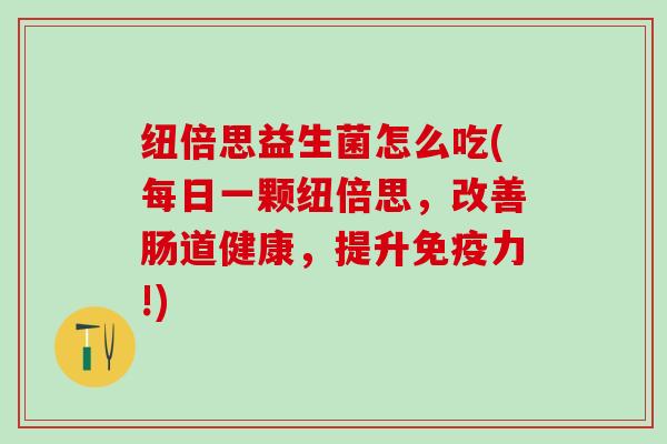 纽倍思益生菌怎么吃(每日一颗纽倍思，改善肠道健康，提升力!)