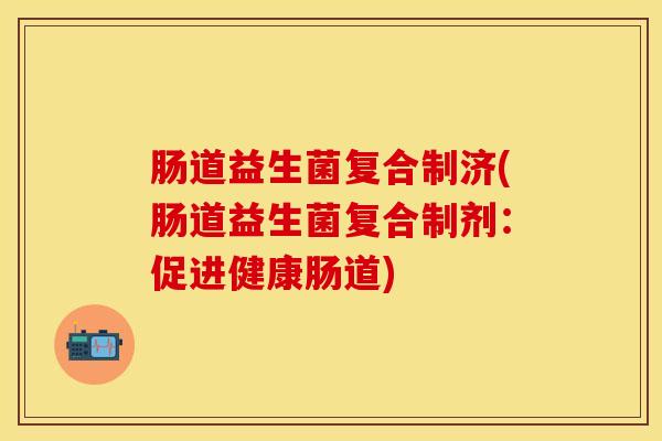 肠道益生菌复合制济(肠道益生菌复合制剂：促进健康肠道)