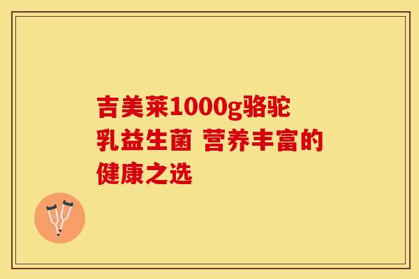 吉美莱1000g骆驼乳益生菌 营养丰富的健康之选