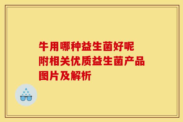 牛用哪种益生菌好呢 附相关优质益生菌产品图片及解析