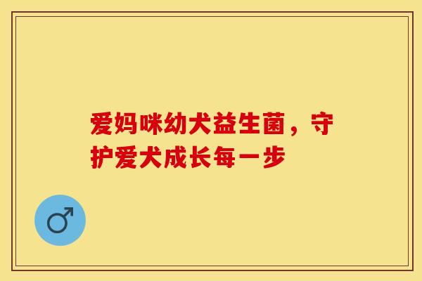 爱妈咪幼犬益生菌，守护爱犬成长每一步