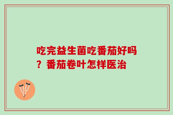 吃完益生菌吃番茄好吗？番茄卷叶怎样医