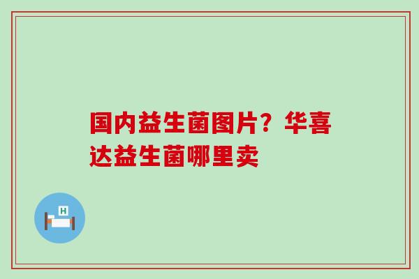 国内益生菌图片？华喜达益生菌哪里卖