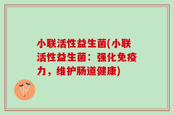 小联活性益生菌(小联活性益生菌：强化免疫力，维护肠道健康)