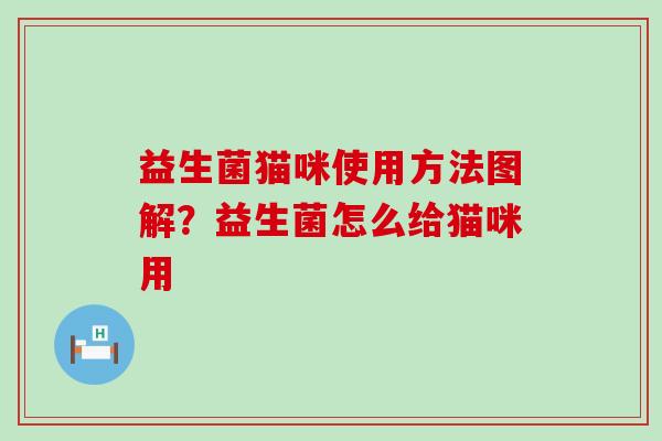 益生菌猫咪使用方法图解？益生菌怎么给猫咪用