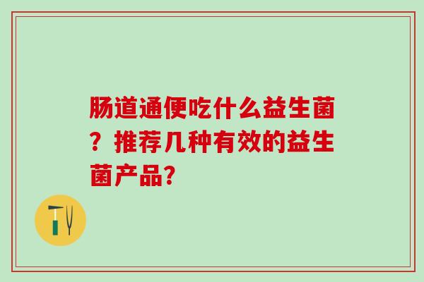 肠道通便吃什么益生菌?推荐几种有效的益生菌产品? 肠道通便吃什么益生菌?推荐几种有效的益生菌产品?