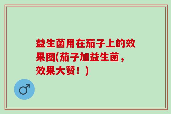 益生菌用在茄子上的效果图(茄子加益生菌,效果大赞!) 益生菌用在茄子上的效果图(茄子加益生菌,效果大赞!)