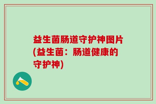 益生菌肠道守护神图片(益生菌:肠道健康的守护神) 益生菌肠道守护神图片(益生菌:肠道健康的守护神)