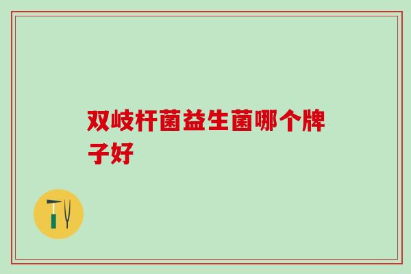 双岐杆菌益生菌哪个牌子好