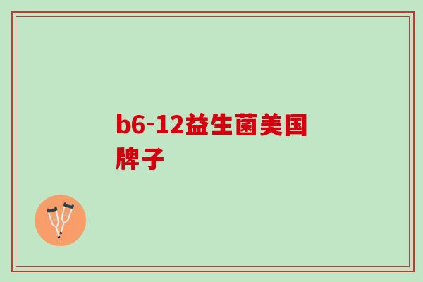 b6-12益生菌美国牌子
