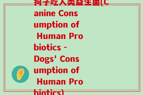 狗子吃人类益生菌(Canine Consumption of Human Probiotics - Dogs' Consumption of Human Probiotics)