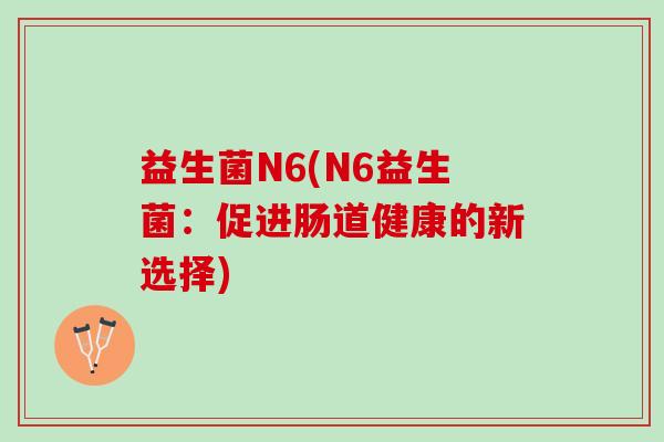 益生菌N6(N6益生菌：促进肠道健康的新选择)