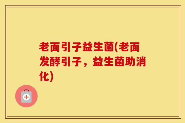 老面引子益生菌(老面发酵引子，益生菌助消化)